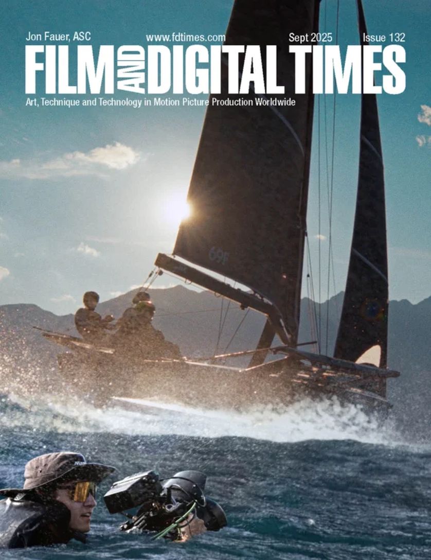 FILM AND DIGITAL TIMES magazine side cover Issue 132  September 2025