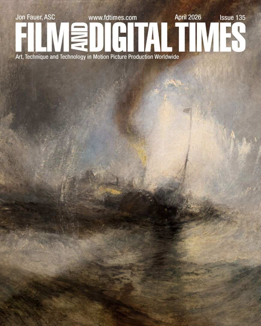 FILM AND DIGITAL TIMES magazine side cover Issue 135  April 2026