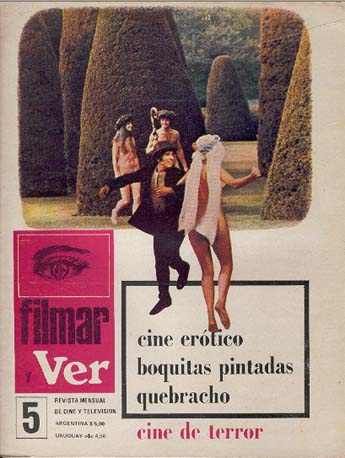 FILMAR Y VER magazine side cover Issue 5 December 1973