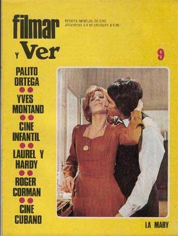 FILMAR Y VER magazine side cover Issue 9 April 1974