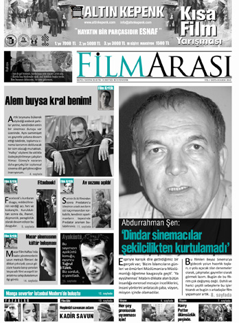 FILMARASI magazine side cover Issue 4 November 2010