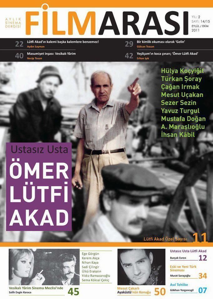 FILMARASI magazine side cover Issue 14/15 September/October 2011