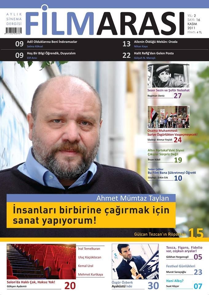 FILMARASI magazine side cover Issue 16 November 2011