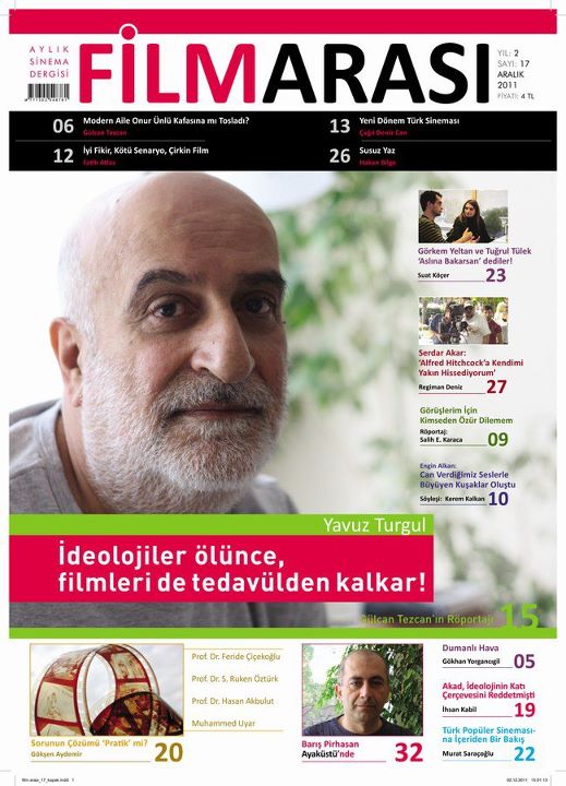 FILMARASI magazine side cover Issue 17 December 2011