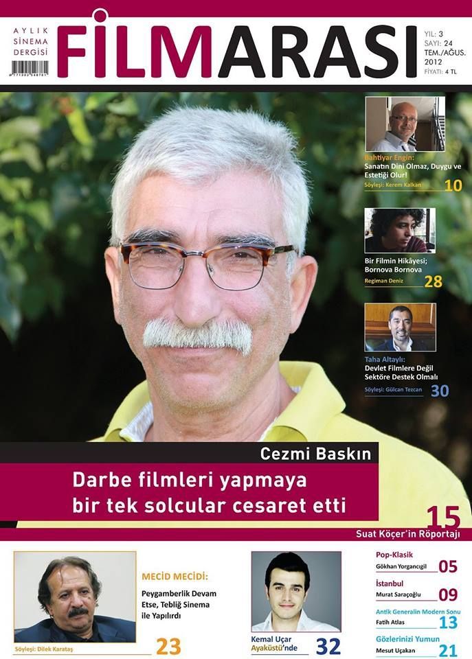 FILMARASI magazine side cover Issue 24 July/August 2012