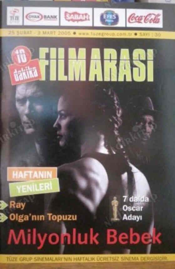 10 DAKIKA FILM ARASI magazine side cover 3 March 2005