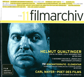 FILMARCHIV magazine side cover Issue 11  2003