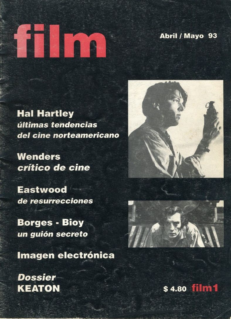 FILM (Ar) magazine side cover Issue 1  April/May 1993
