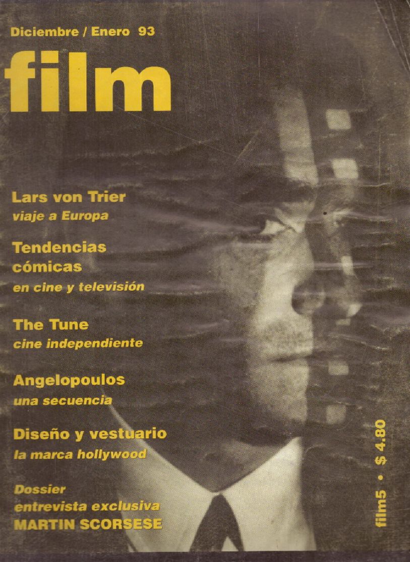 FILM (Ar) magazine side cover Issue 5  December 1993/ January 1994 