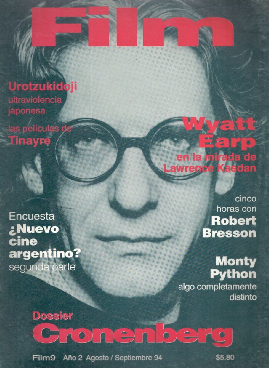 FILM (Ar) magazine side cover Issue 9  August/September 1994