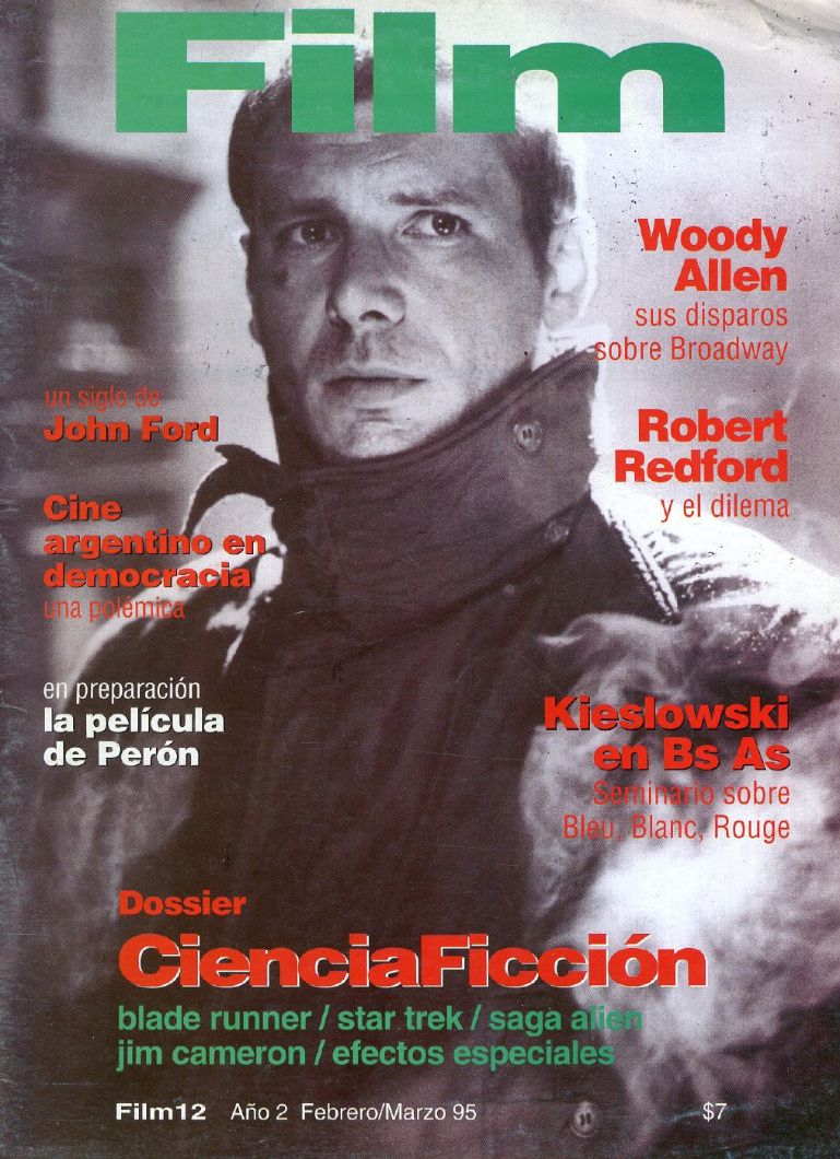 FILM (Ar) magazine side cover Issue 12  February/March 1995
