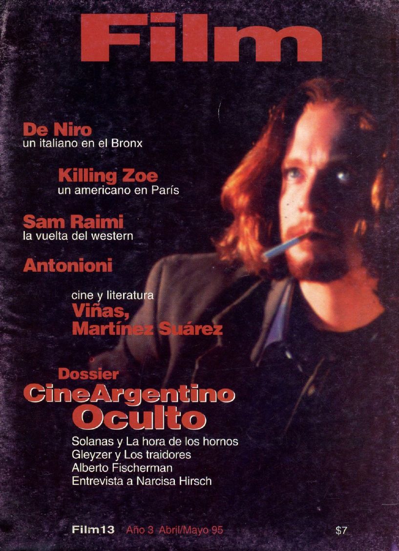 FILM (Ar) magazine side cover Issue 13  April/May 1995