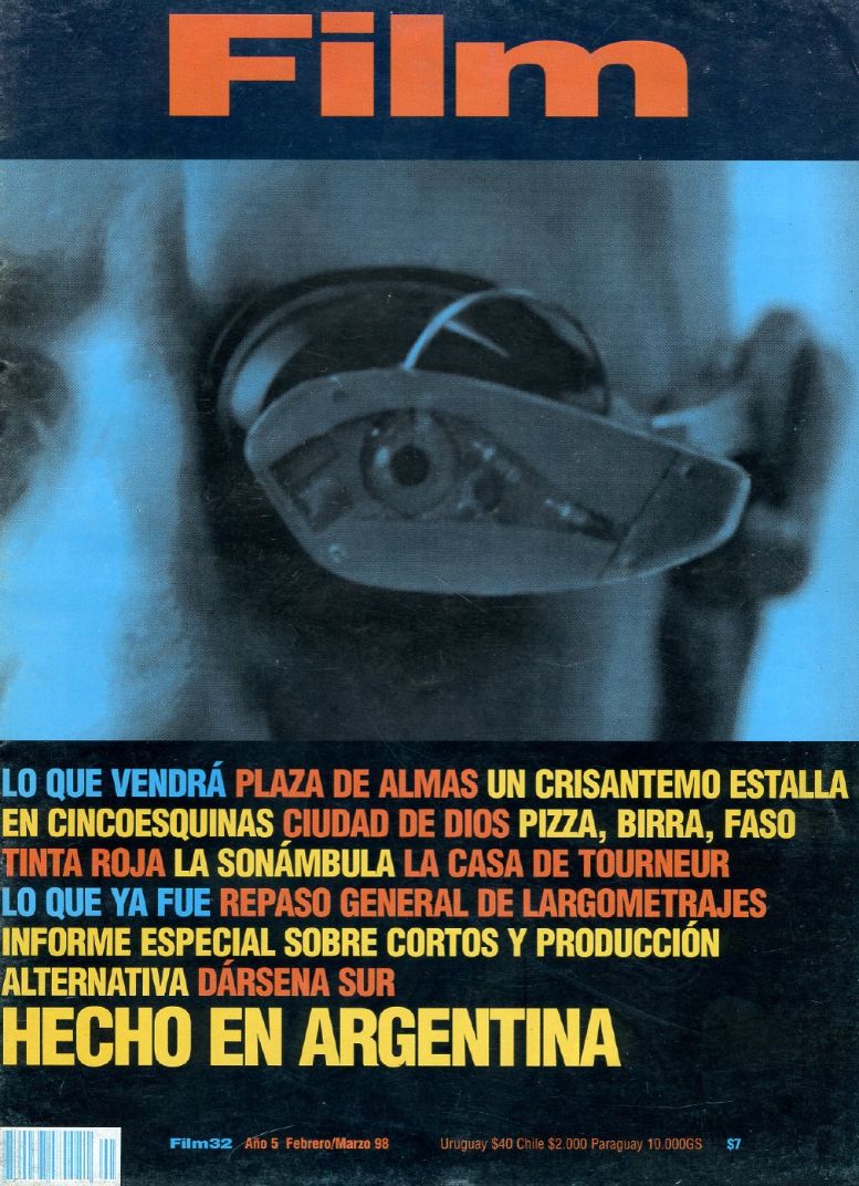 FILM (Ar) magazine side cover Issue 32  February/March 1998