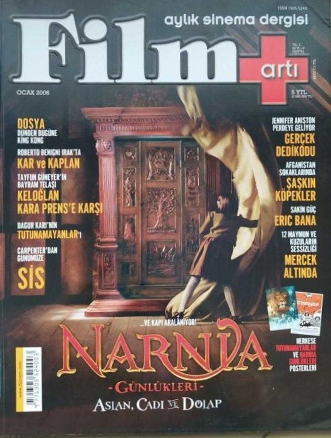 FILM ARTI magazine side cover Issue 10  January 2006