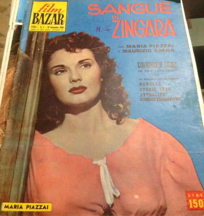 FILM BAZAR magazine side cover Issue 1 16 September 1956