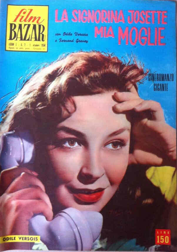 FILM BAZAR magazine side cover Issue 2 1 October 1956