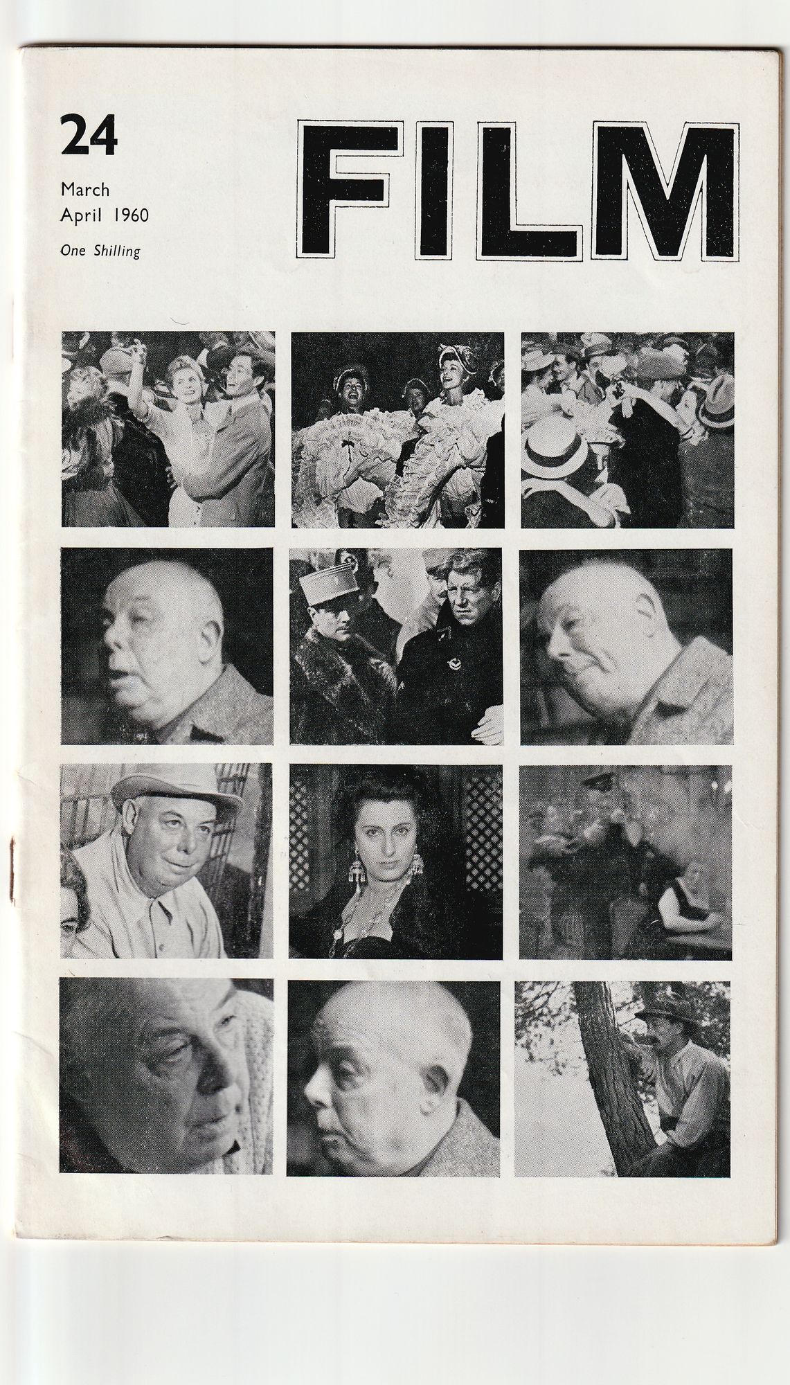 FILM (BFFS) magazine side cover Issue 24  March/April 1960