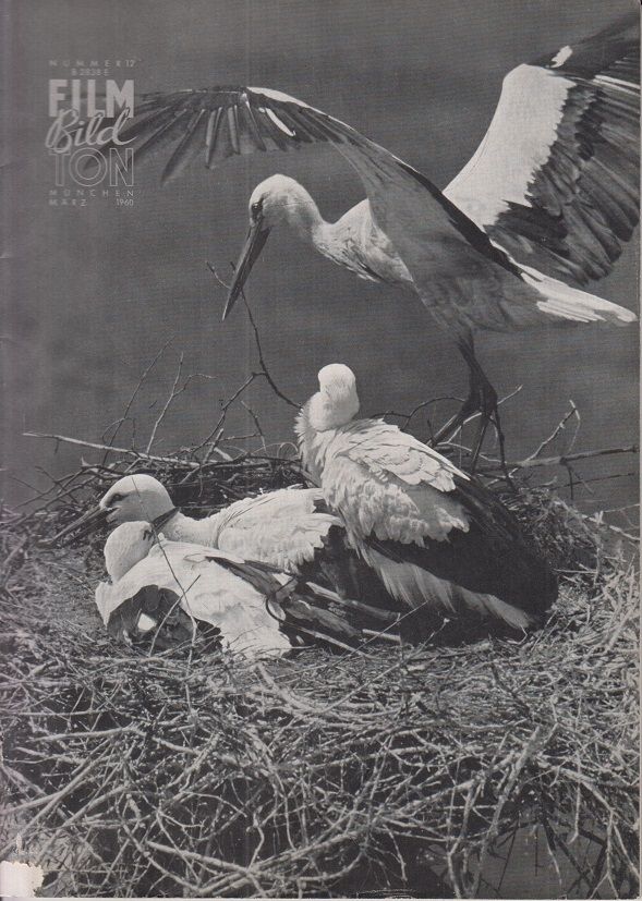 FILM BILD TON magazine side cover  March 1960
