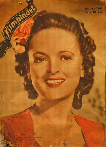 FILMBLADET magazine side cover Issue 12  1943