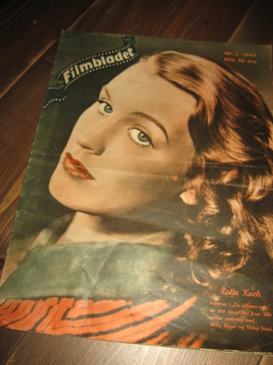 FILMBLADET magazine side cover Issue 2  1944