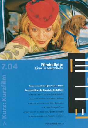 FILMBULLETIN magazine side cover Issue 257 July 2004