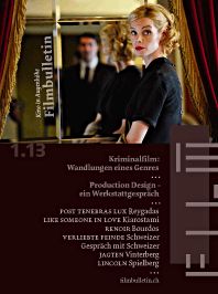 FILMBULLETIN magazine side cover January 2013