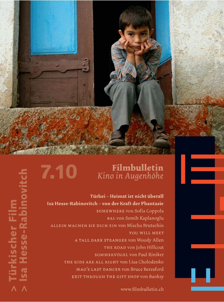 FILMBULLETIN magazine side cover July 2010