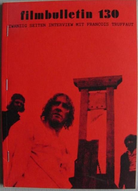 FILMBULLETIN magazine side cover Issue 130 May 1983