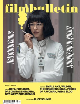 FILMBULLETIN magazine side cover Issue 1  February/March 2021