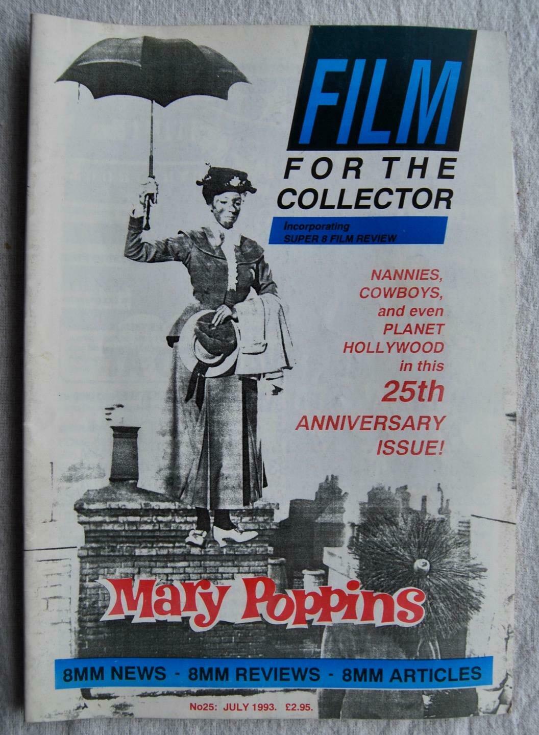FILM FOR THE COLLECTOR magazine side cover Issue 25  July 1993