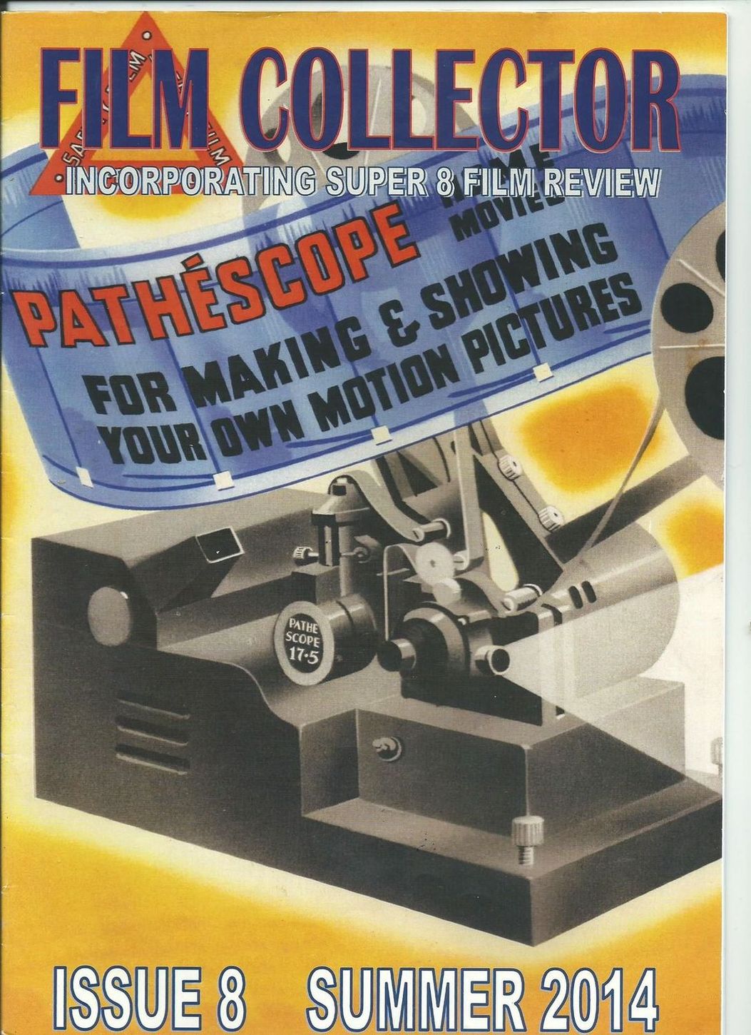 FILM COLLECTOR magazine side cover Issue 8 Summer 2014