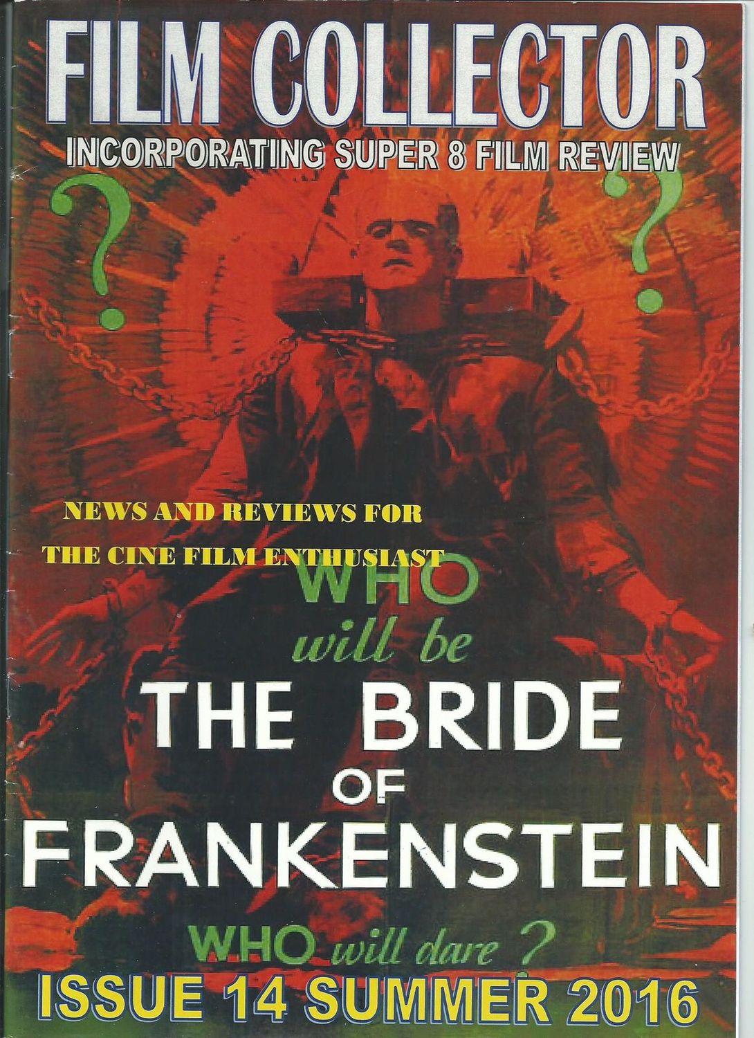 FILM COLLECTOR magazine side cover Issue 14 Summer 2016