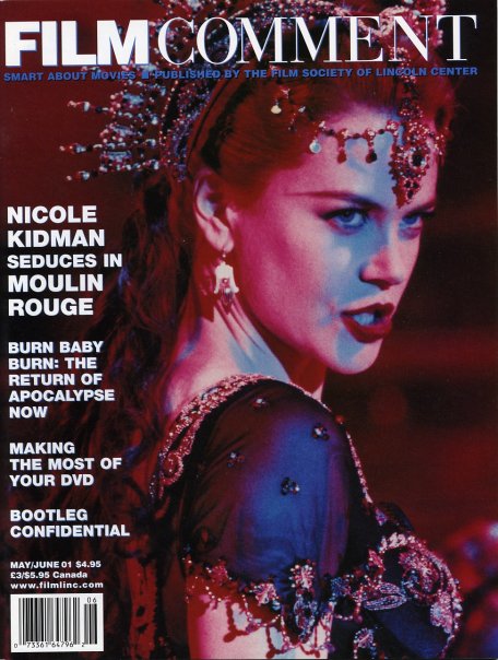 FILM COMMENT magazine side cover Issue 204 May/June 2001