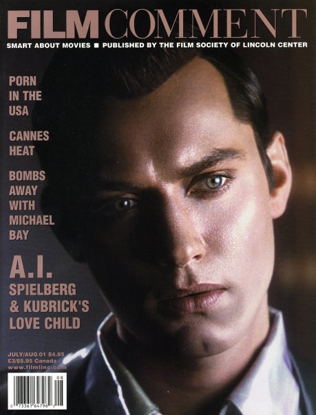 FILM COMMENT magazine side cover Issue 205 July/August 2001
