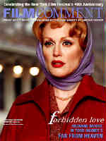FILM COMMENT magazine side cover Issue 212 September/October 2002