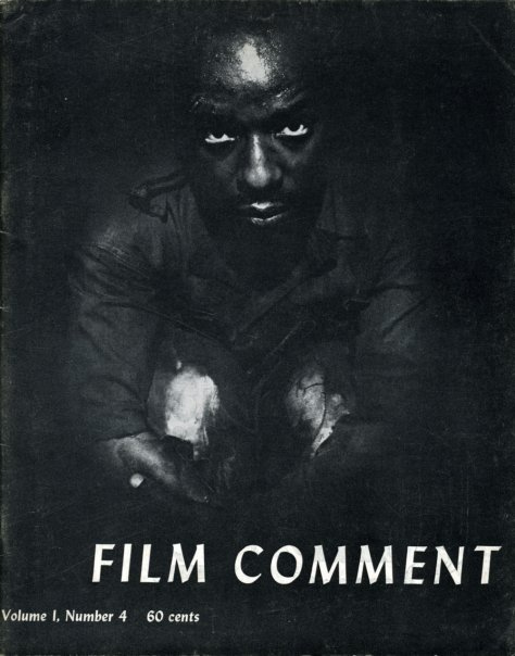 FILM COMMENT magazine side cover Issue 4 Vol 1 # 4 March 1963