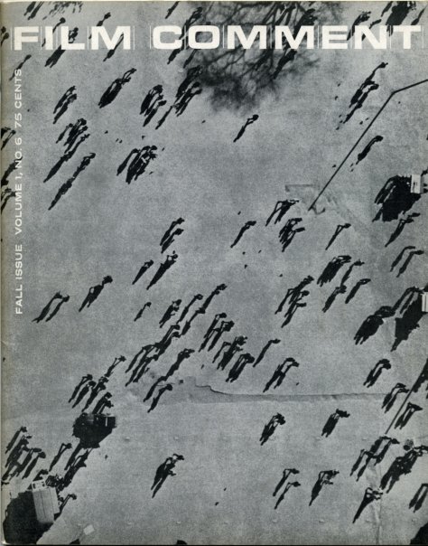 FILM COMMENT magazine side cover Issue 6 Vol 1 # 6 September/October/November 1963