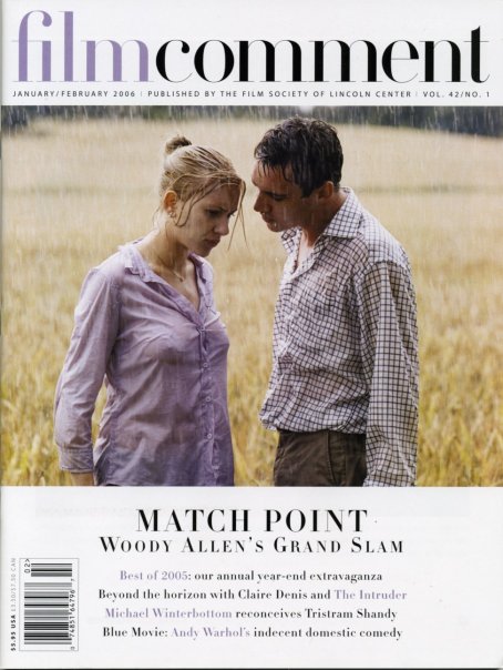 FILM COMMENT magazine side cover Issue 232 January/February 2006