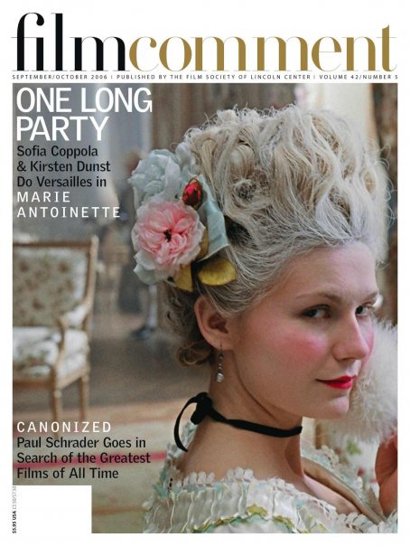 FILM COMMENT magazine side cover Issue 236 September/October 2006