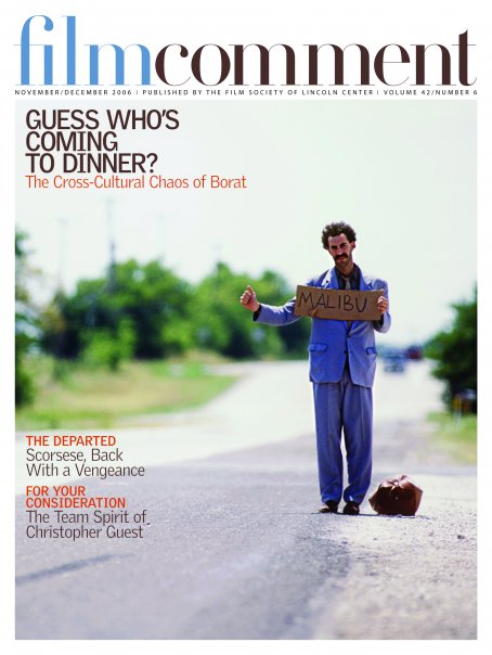FILM COMMENT magazine side cover Issue 237 November/December 2006