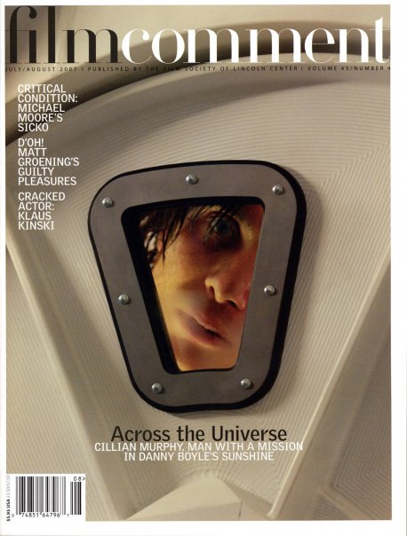 FILM COMMENT magazine side cover Issue 241 July/August 2007