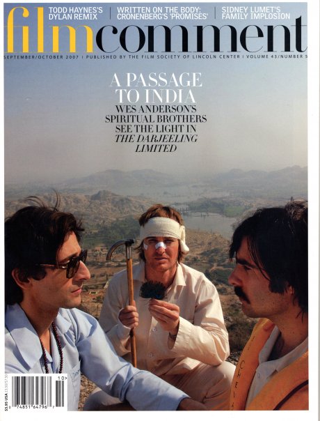 FILM COMMENT magazine side cover Issue 242 September/October 2007