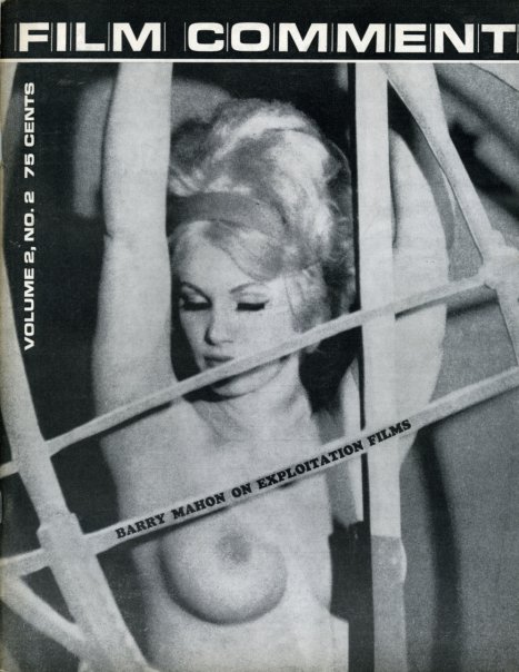 FILM COMMENT magazine side cover Issue 8 Vol 2 # 2 March/April/May 1964