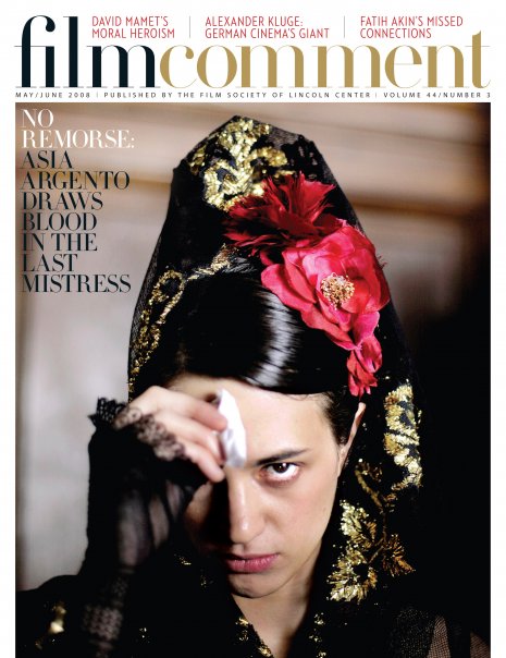 FILM COMMENT magazine side cover Issue 246 May/June 2008