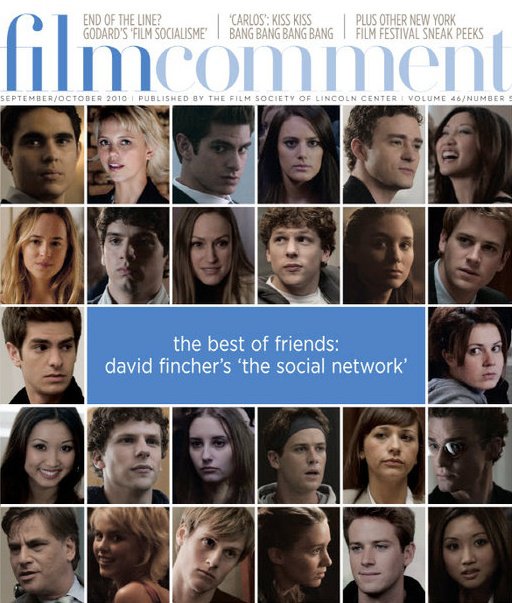 FILM COMMENT magazine side cover Issue 260 September/October 2010