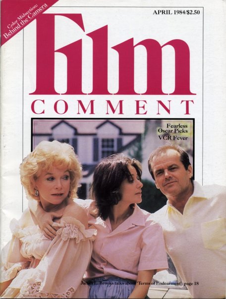 FILM COMMENT magazine side cover Issue 101 March/April 1984