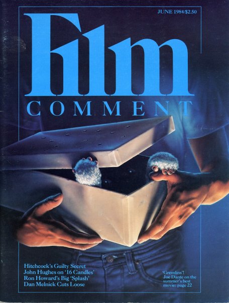 FILM COMMENT magazine side cover Issue 102 May/June 1984