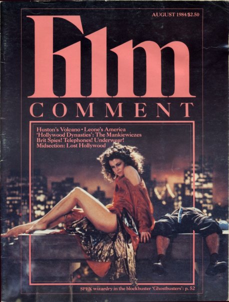 FILM COMMENT magazine side cover Issue 103 July/August 1984