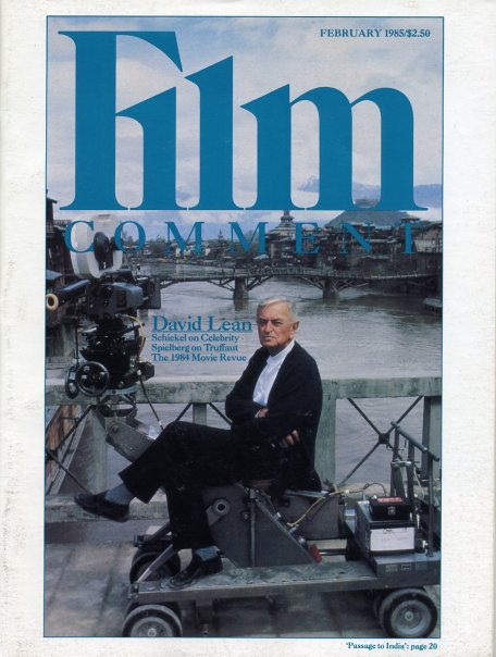 FILM COMMENT magazine side cover Issue 106 January/February 1985