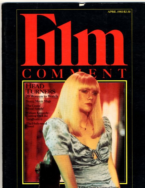 FILM COMMENT magazine side cover Issue 107 March/April 1985